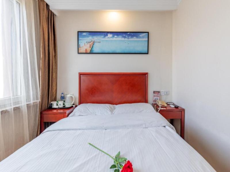 Greentree Inn Liaoning Dalian Development Zone Jinma Road Pedestrian Street Express Hotel Dış mekan fotoğraf