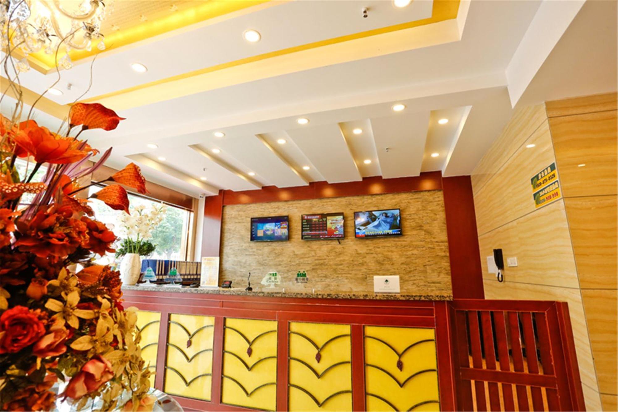 Greentree Inn Liaoning Dalian Development Zone Jinma Road Pedestrian Street Express Hotel Dış mekan fotoğraf