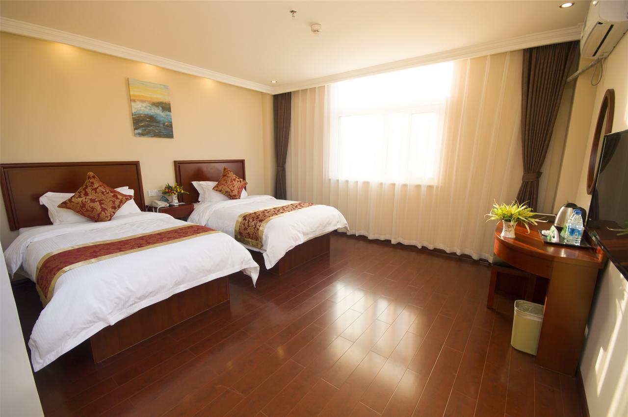 Greentree Inn Liaoning Dalian Development Zone Jinma Road Pedestrian Street Express Hotel Dış mekan fotoğraf